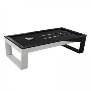 Light luxury style black and white patchwork color billiard table