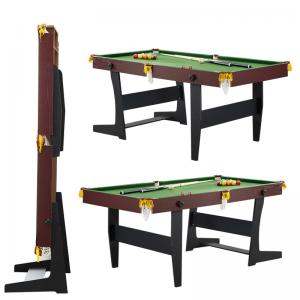 Upgraded dual purpose folding pool table